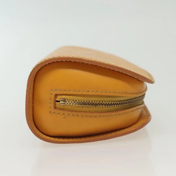 LOUIS VUITTON Epi Dauphine PM Pouch Yellow M48449 LV Auth th6299 - Picture 6 of 16